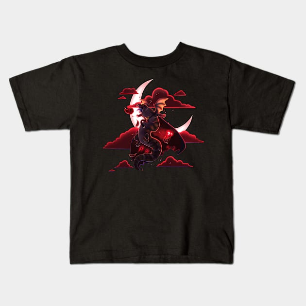 Vampire Mochi Kids T-Shirt by Lethargic Leviathan - Mochi